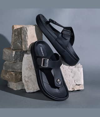 Neemans Purewhoosh Breeze - Black Men's Sandals