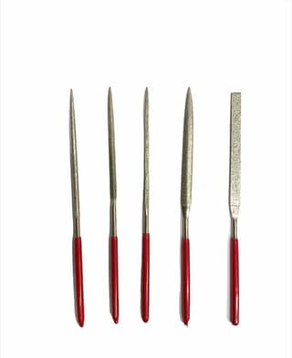 H9 Diamond File Set 3mmx140 Set of 5 Pieces
