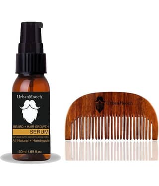 UrbanMooch Beard Comb Beard Oil Serum 50 ml Pack of 2