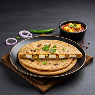 Kids Panner Paratha (1 Pcs) (Non Spicy)