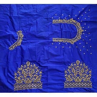 OMSAIFAB Cotton Silk Self Design Blouse Material