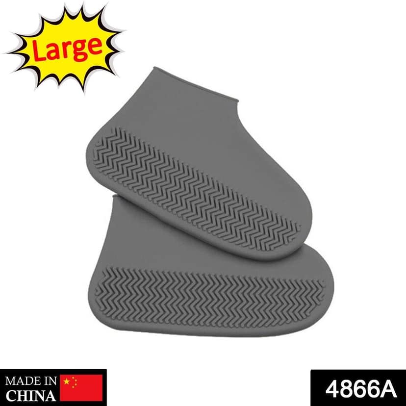 Non-Slip Waterproof Silicone Shoe Cover, Large view 2