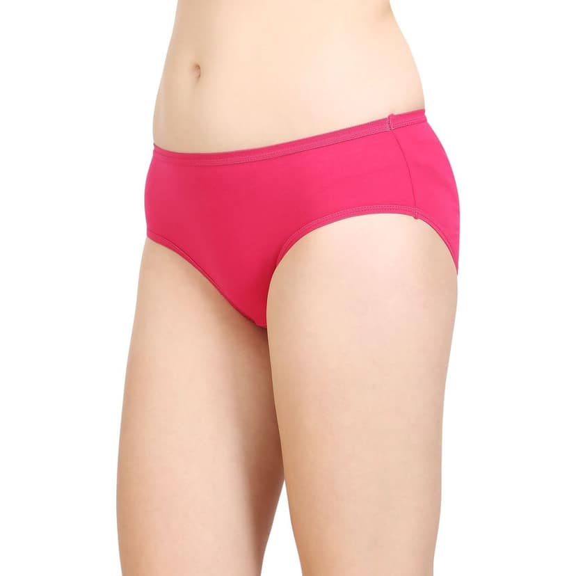 Bodycare women's combed cotton assorted Hipster Panty Pack of 6 ( 2D-D ) view 2
