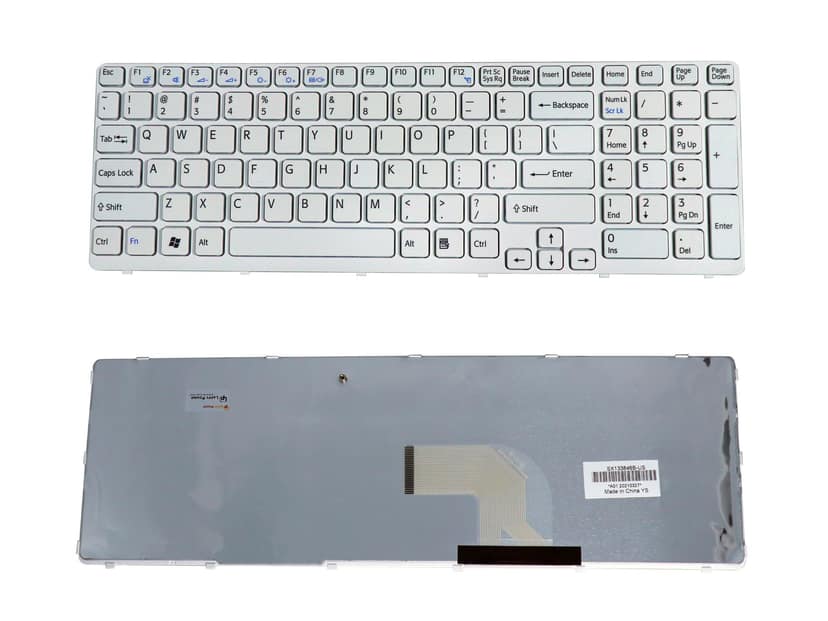 Laptop Keyboard for Sony Vaio SVE15 Series (Without Backlight) view 2