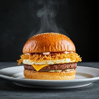 Crunchy Egg Burger