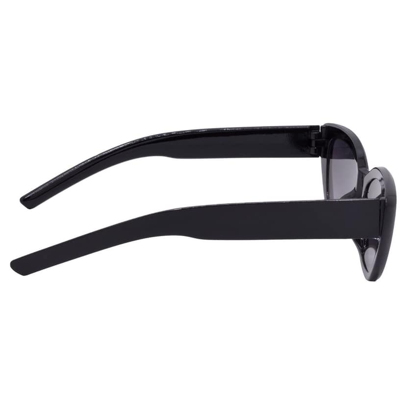 Black Frame Grey Lens Cat-eye Sunglasses for Women & Girls Classic Appeal - HRS592-BK-GRY view 4