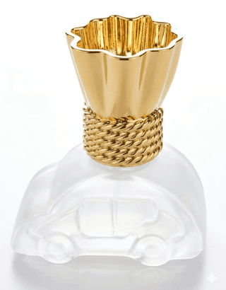 Mii Art Luxury 10ml Golden Fragrance Bottle - Refillable Glass Container for Attar & Essential Oils - Elegant Home Vanity Decor (Pack of 1)