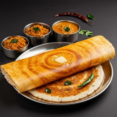 Ghee Pudi Masala Dosa (special)