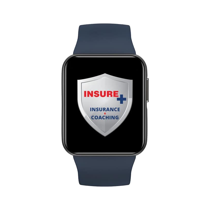 GOQii Newly Launched Smart Vital Lite HD Display Smart Watch with 5 lakhs Health Insurance & 1 lakh Life Insurance with SpO2, & Free 12 Months Personal Coaching (Blue) view 8
