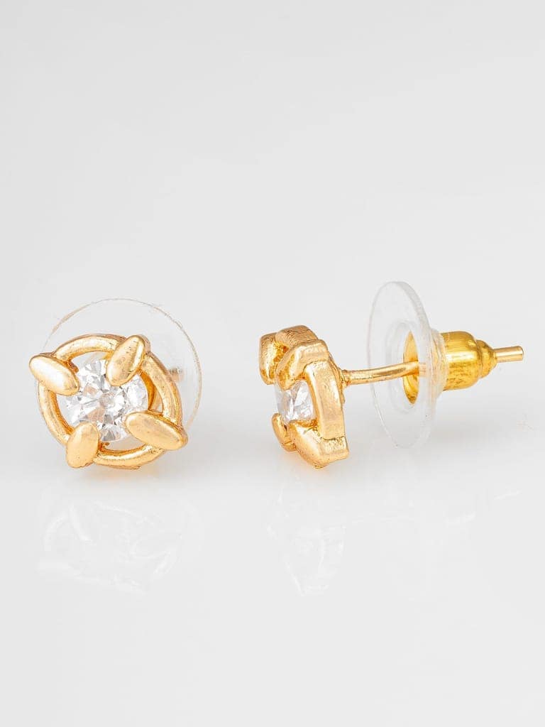 Morison Golden Leaf Earrings Natureâ€™s Beauty in Gold view 2