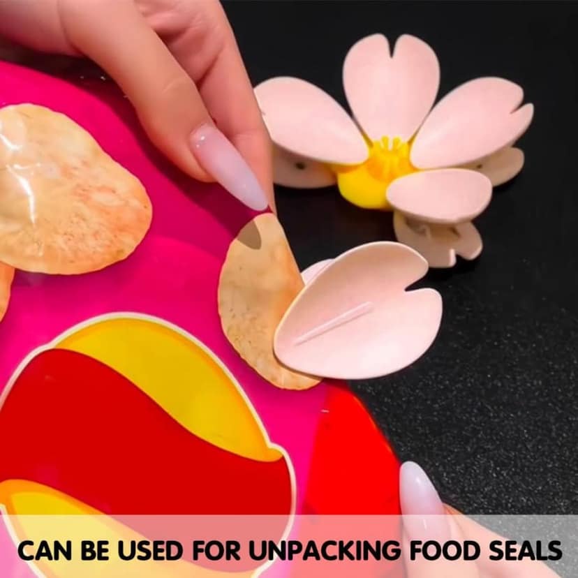 Wholesale Item - FLOWER MAGNETIC FOOD CLIPS - MOQ 37 Pieces view 3