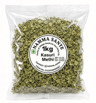 Kasuri Methi, Dry Fenugreek Leaves, Dried Methi Leaves, Kasoori Methi, Methi Flakes 1kg