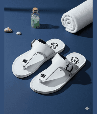 MAAN Sea Green Men's Thong Flip Flop