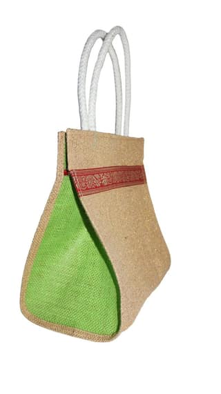Jute Bag For Women(Small Green)