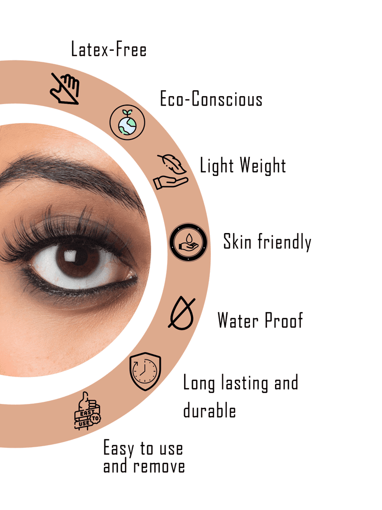 BOBI D curl lashes DC09 Reusable & Waterproof -1 Pair view 4