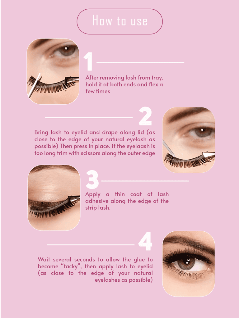 BOBI D curl lashes DC09 Reusable & Waterproof -1 Pair view 5