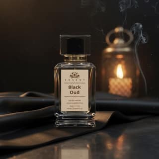 Essent Perfumes Black Oud Eau de Parfum (EDP) – Intense Dark Oud Woody Long Lasting Perfume – Unisex Fragrance