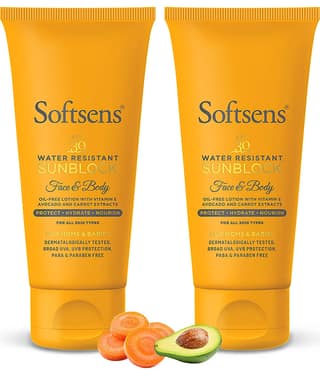Softsens Sunblock Spf 30 Lotion | For Babies & Parents | 50g (Pack of 2)