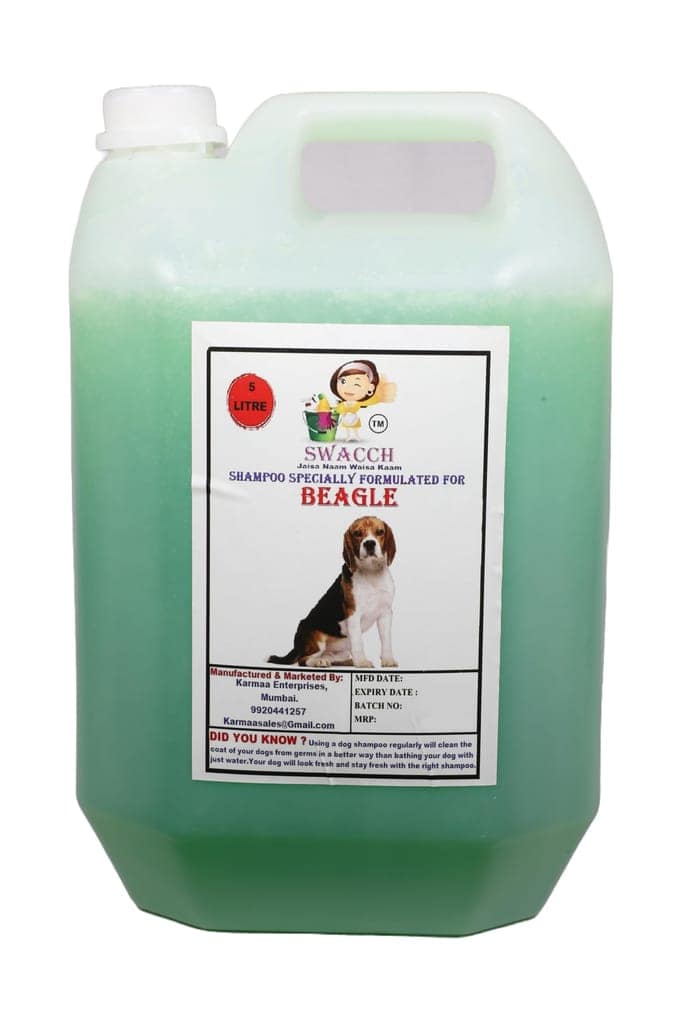 SWACCH Shampoo Specially FORMULATED for Beagle (5 Litre) NEEM ALOVERA view 2