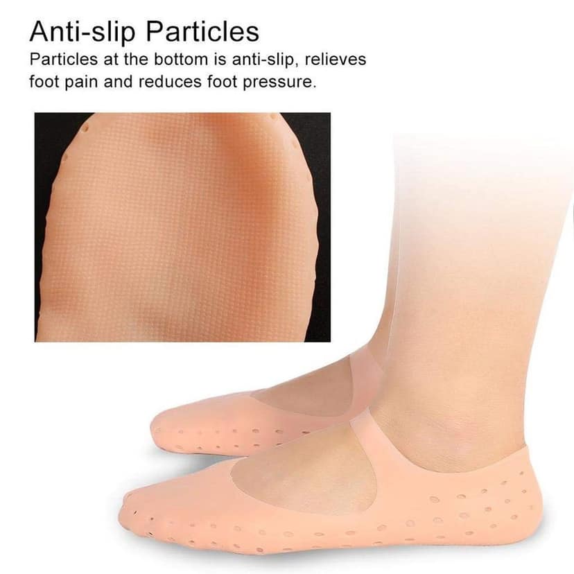 Anti Crack silicone Gel Foot Protector Moisturising Socks view 6
