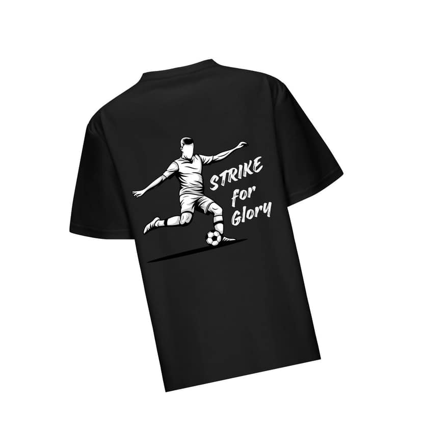 Trishoolin Drifit Active Wear Sports Printed T-Shirt | Design 10416MDP | Crew Neck / Round Neck Half Sleeve | Regular Fit | Pack of 1 view 3
