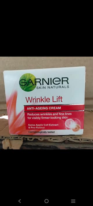 Garnier wrinkle lift anti aging cream