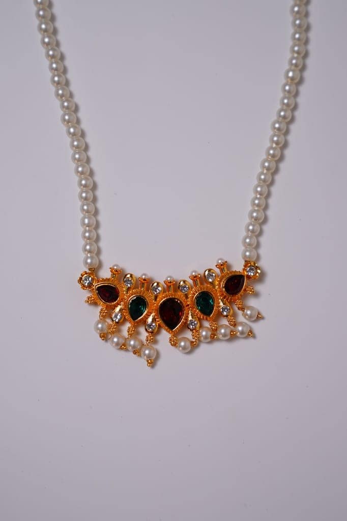Handwork Gold-Plated Tanmani Necklace view 2