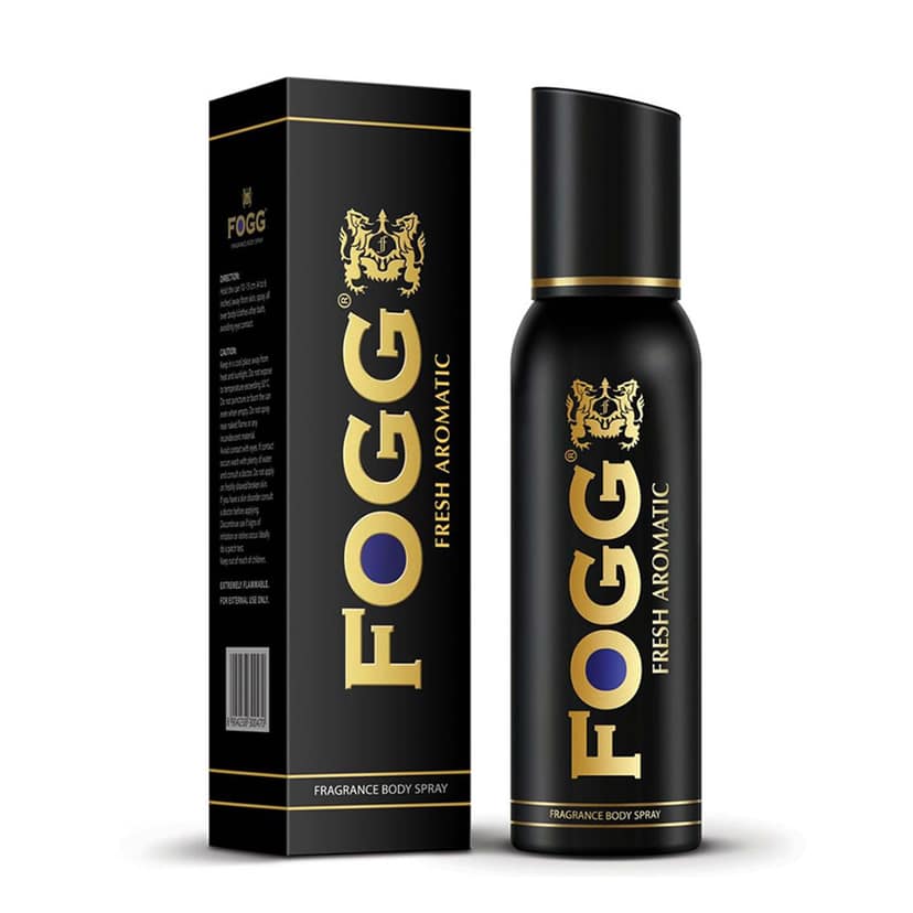 Fogg Black Series Fresh Aromatic, Perfume Body Spray For Men, Long Lasting & No Gas Deodorant, 120Ml view 2