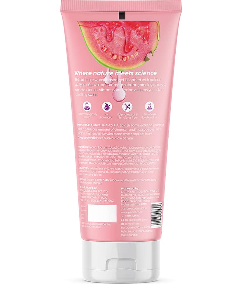 The Plant Fix Plix Vitamin C Juicy Cleanser For Skin Brightening, With Pro Vitamin B5 Face Wash (200 ml) view 2