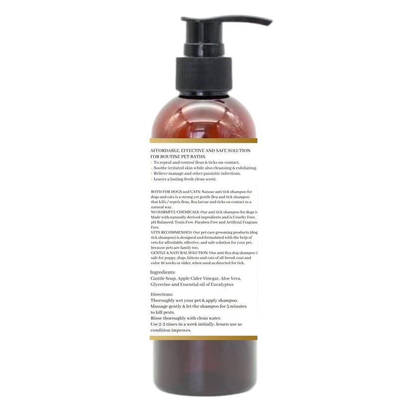 FETCH | Gentle Dog Shampoo | Aloe Vera | Apple Cider Vinegar | Neem | Clean | Happy | Healthy view 3