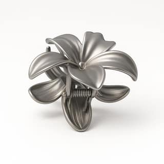 Metallic Mini Flower Claw Clip
