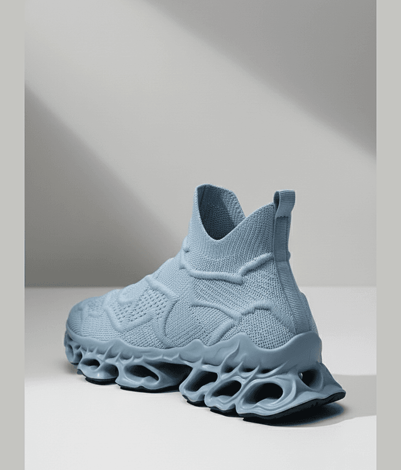 ATOM Blue Men's Slip-on Shoes view 5