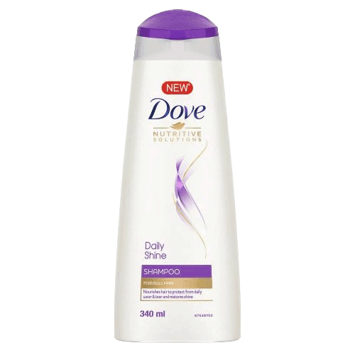 Dove Hair Shampoo Daily Shine 340ml