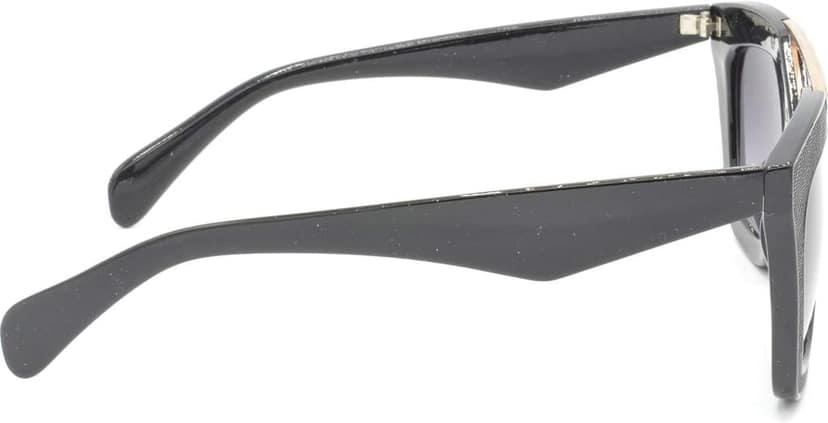 Hrinkar Unisex Rectangular Sunglasses Golden Frame, Grey Lens (Medium) - Pack of 2 view 4