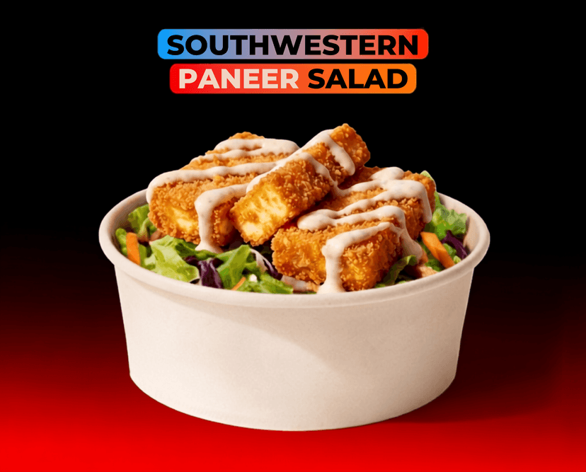 Southwest paneer salad