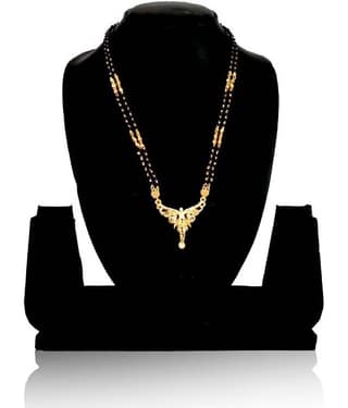 SHANKH-KRIVA Golden Mangalsutra ( Pack of 1 )