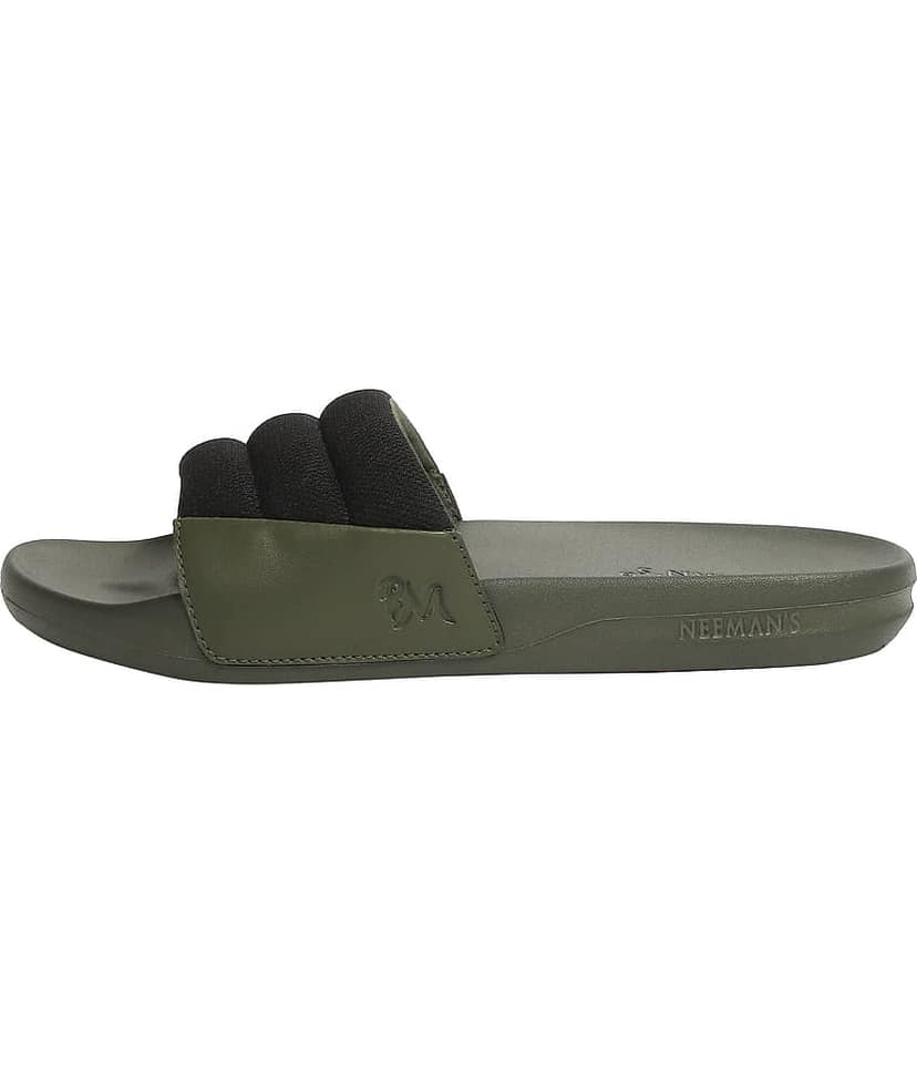 Neemans Squooshy Slides Olive Men's Slide Flip Flop view 2