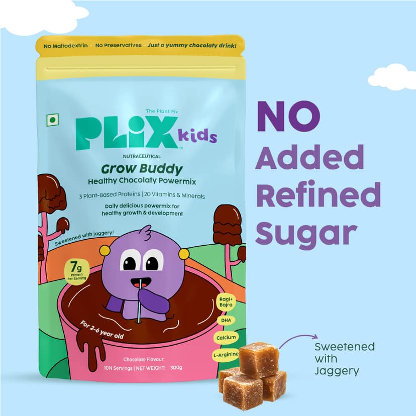 Grow Buddy Healthy Chocolaty Powermix | 7-12 Years __Starter Pack__ view 5