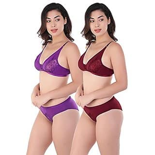 U-Light Micky Bra Panty Set For Women