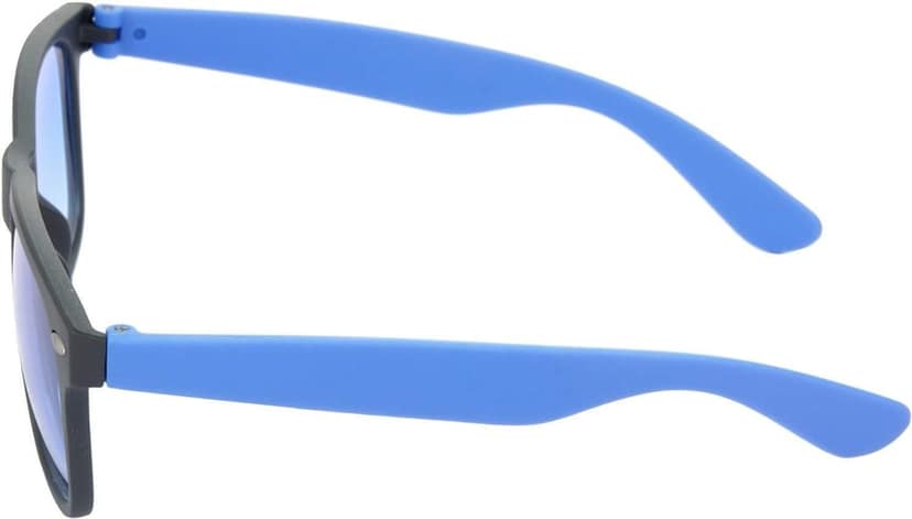 Hrinkar Unisex Rectangle Sunglasses Golden & Blue Frame, Golden & Blue Lens (Medium) - Pack of 2 view 5