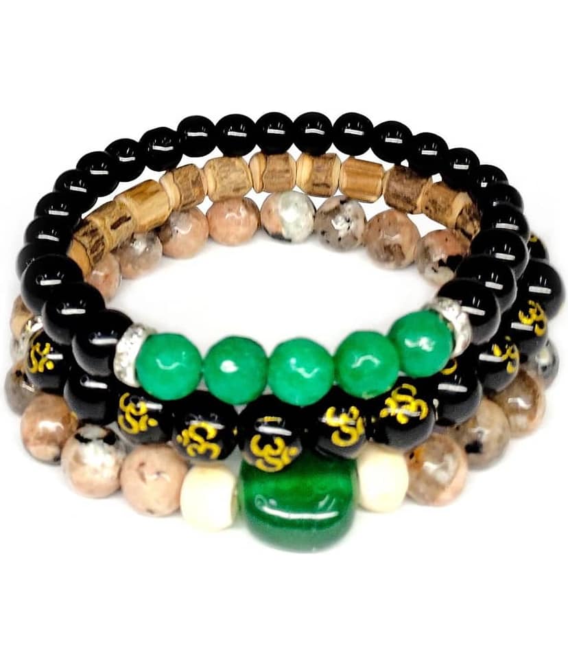 DAIVYA WELLNESS - Multicolor Bracelet ( Pack of 3 )