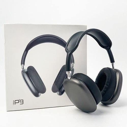 P9 Plus compatible On Ear Wireles Headphones Max Bluetooth Headset Color - Black