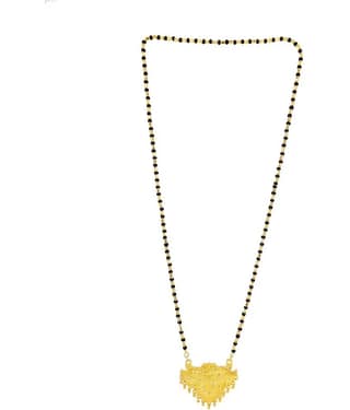 JIPPA - Golden Mangalsutra ( Pack of 1 )