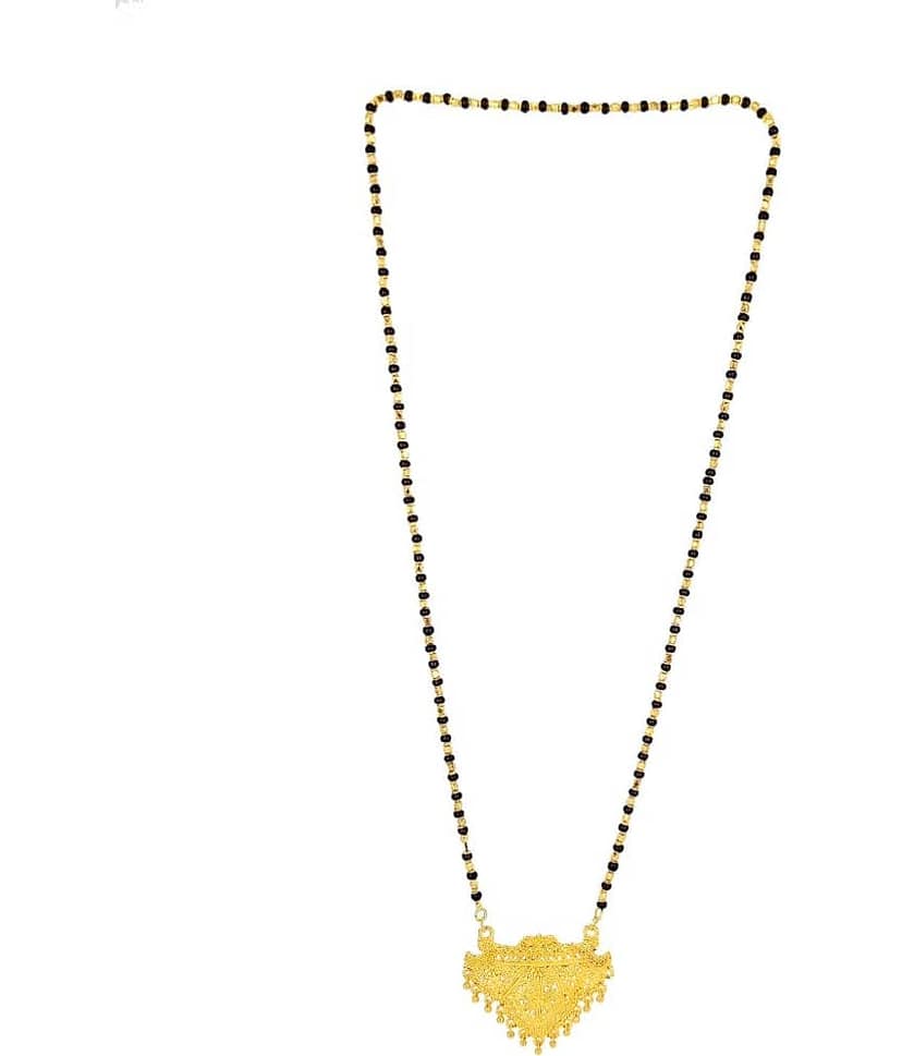 JIPPA - Golden Mangalsutra ( Pack of 1 )