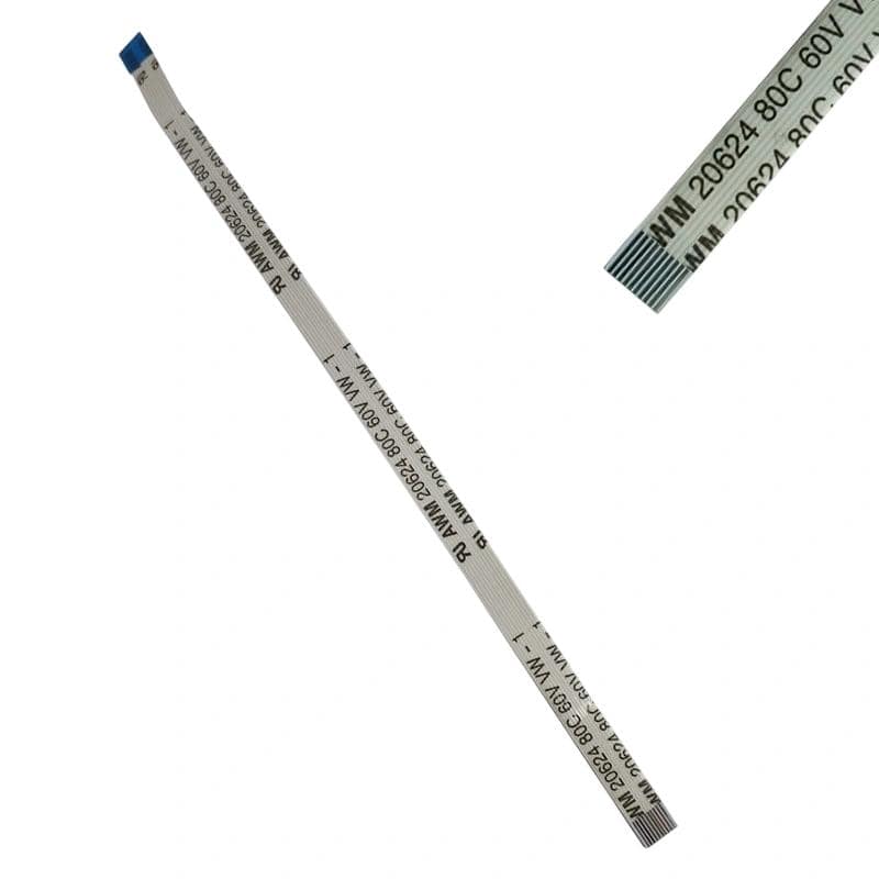 10 Pin 0.5mm Pitch 150mm Reverse Side Connection FFC Ribbon Flexible Flat Cable