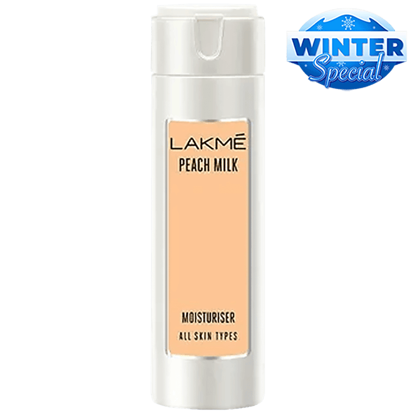 Lakme Moisturiser - All Skin Types, Peach Milk, 200 Ml Bottle