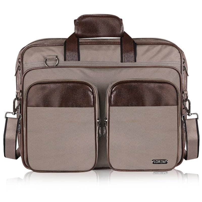 LOREM 28L Messenger Bag For Men - Faux Leather