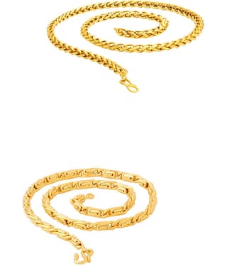 KRIMO Gold Plated Chain ( Set of 1 )