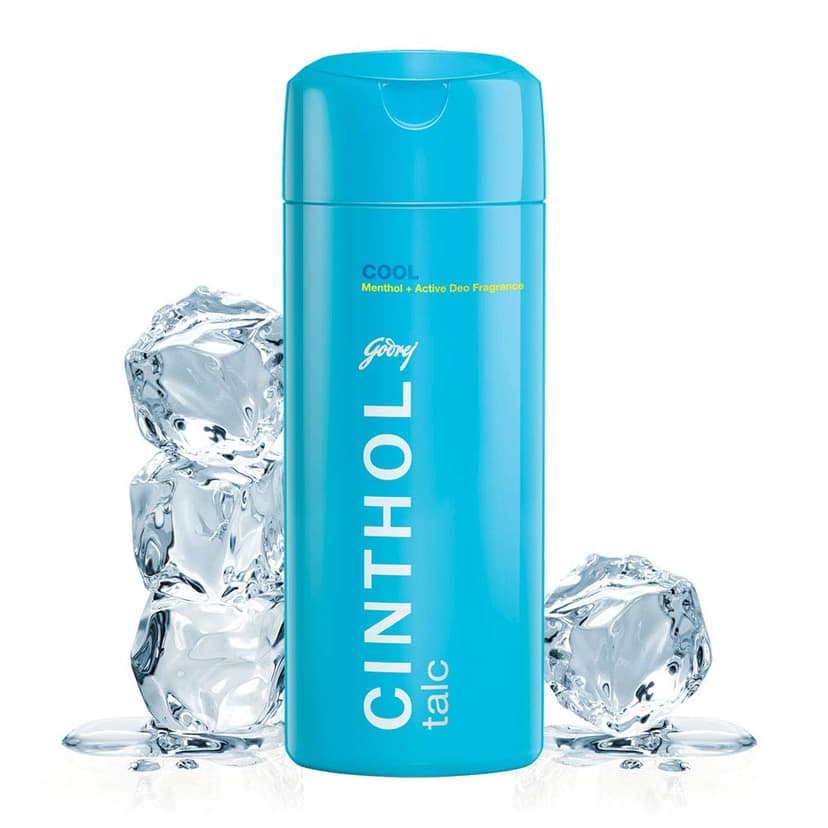 Godrej Cinthol Cool Talcum Powder (100G) - Superior Germ Protection, Insta Deo Fragrance view 2
