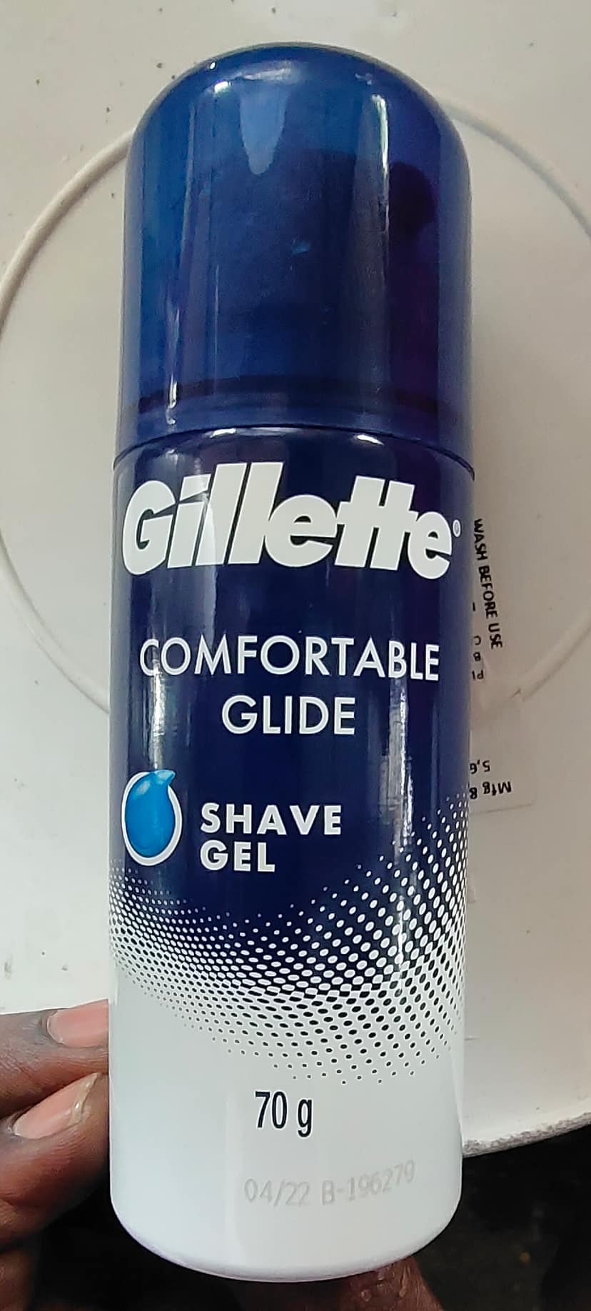 Gillette comfortable glide shave gel